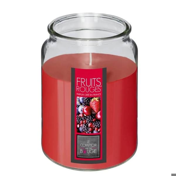 Doftljus - ATMOSPHERA - Röda frukter - 510g - Röda - Inomhus