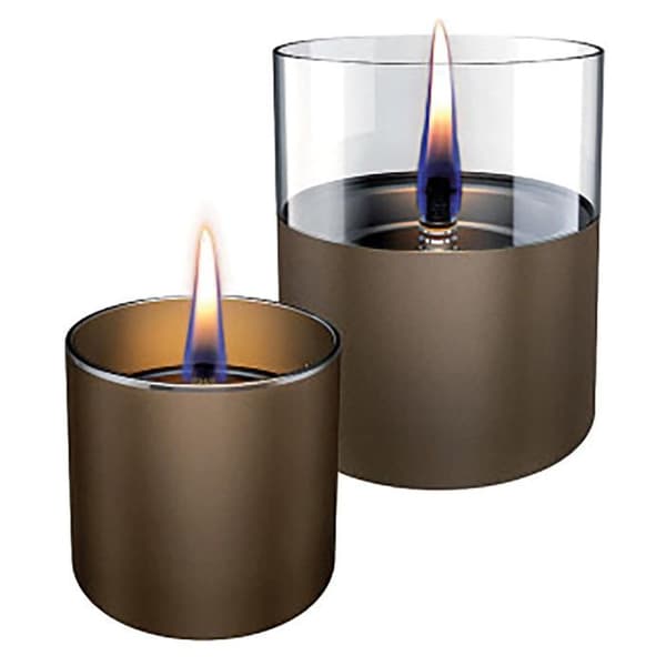 Coffret med 2 återuppladdningsbara bordsbatterier Lilly 8 &amp; 10 pack duo Chocolat TenderFuel