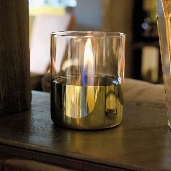 Laddningsbar bordslykta Lilly 10 Gold Tenderflame