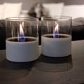 Miniatyrbild 2 av 3: Återuppladdningsbar bordsljus Lilly 10 Vit Tenderflame