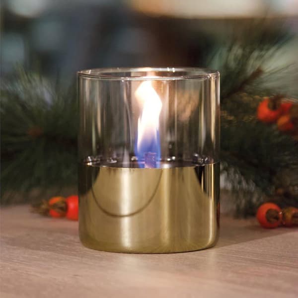 Laddningsbar bordslykta Lilly 10 Gold Tenderflame