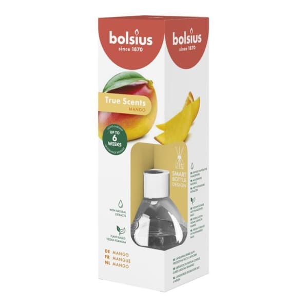 Bolsius True Scents Duftstænger Exotic Mango 60 ml