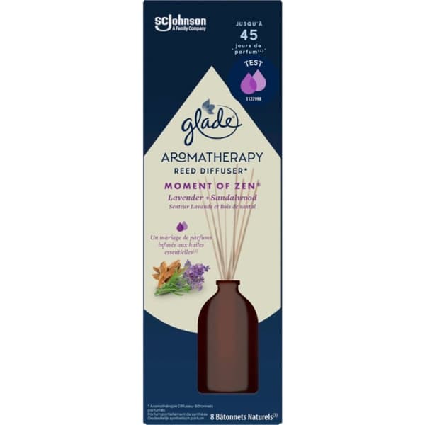 Glade Aromaterapi Moment of Zen Scent Sticks Lavendel/Sandeltræ 80 ml