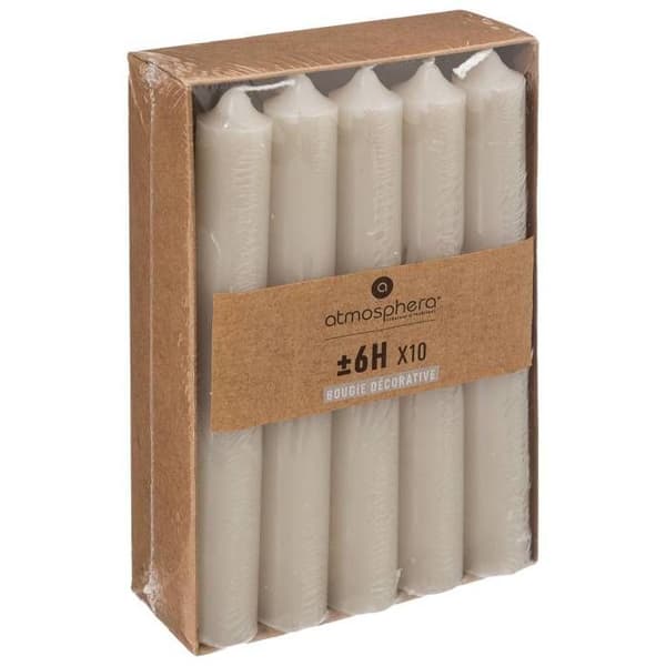 Ljusstakar x10 linne 45g