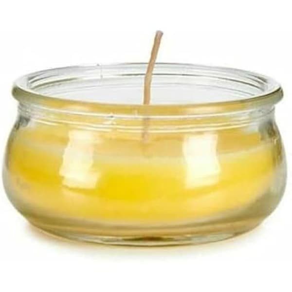 Ljus - IBERGARDEN - Gult - Glas - Vax - 24 enheter - Dekorativt