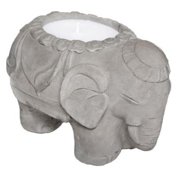 Doftljus - Atmosphera inredningsdesign - Elefant - 180g - Citronella - Grå