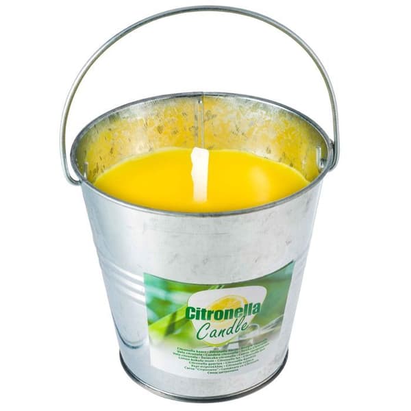 Citronellakandel - PROVENCE OUTILLAGE - Metallhink 10x10cm - Citronella - Kandel - Stål