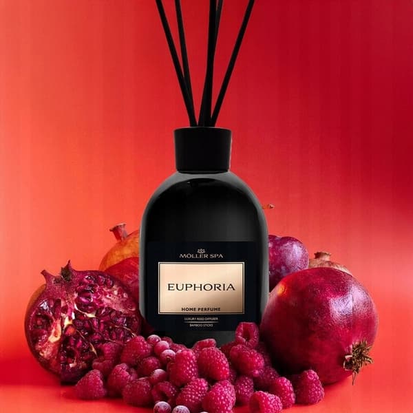 EUPHORIA duftspreder til hjemmet op til 90 dages opfriskerpinde 250ml