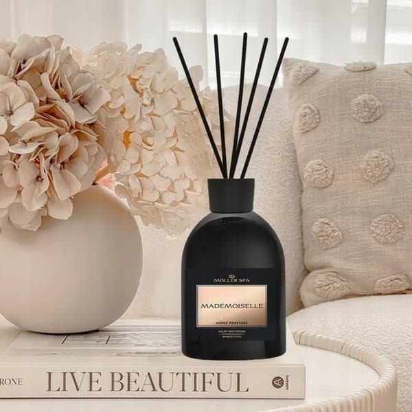 Diffuser parfume duft madomoiselle til hjemmet 90 dages freshener sticks 250ml