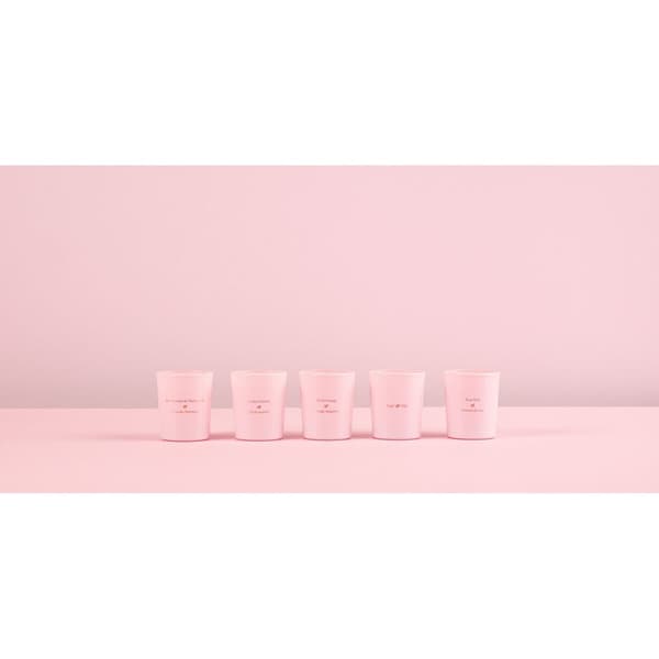 Massageljus Highonlove Orange Rosa Jordgubbschampagne Lychee 35 ml
