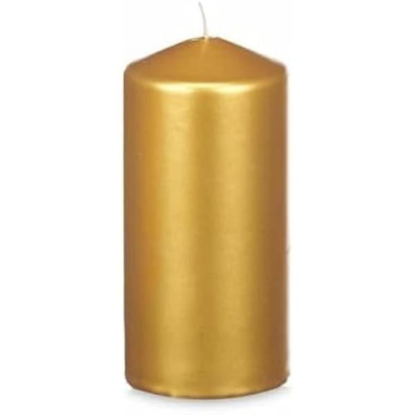 Ljus - Set med 12 - Guld - 7 x 15,5 x 7 cm - Dekorativa föremål - Inredning
