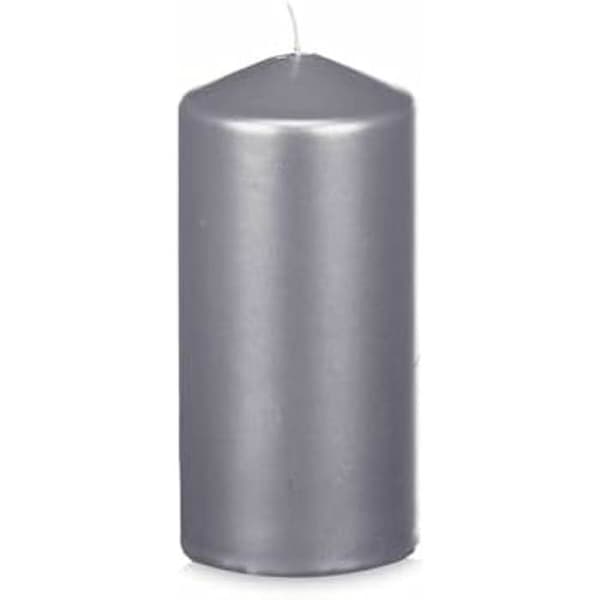 Ljus - Silver - 7 x 15,5 cm - 12 enheter - Dekorativa föremål - Interiör