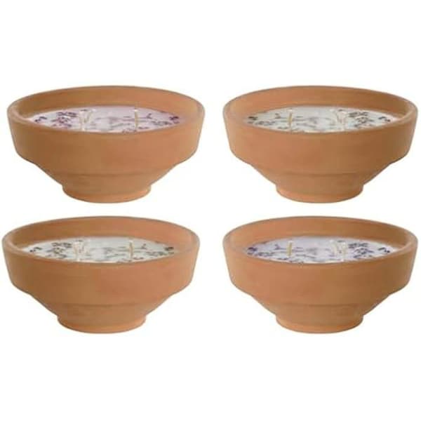 Doftljus - DKD Home Decor - Standard - Naturlig färg - Mått 16x16x8 cm - Användning inomhus