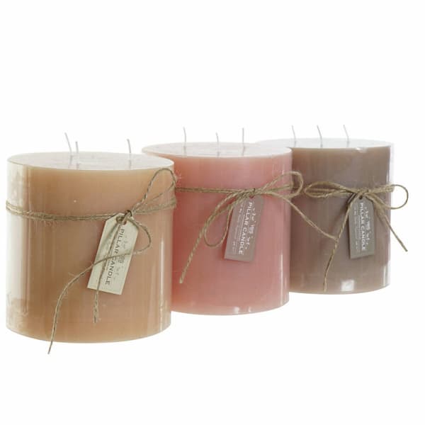 Kynttilä DKD Home Decor (3 pcs) (12 x 12 x 12 cm)