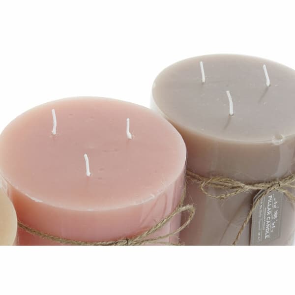 Kynttilä DKD Home Decor (3 pcs) (12 x 12 x 12 cm)