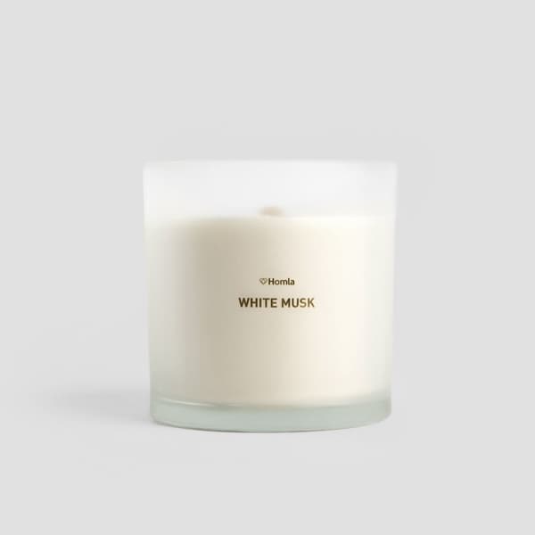 Duftlys | GLØJ | Hvid moskus | 870g | 740152