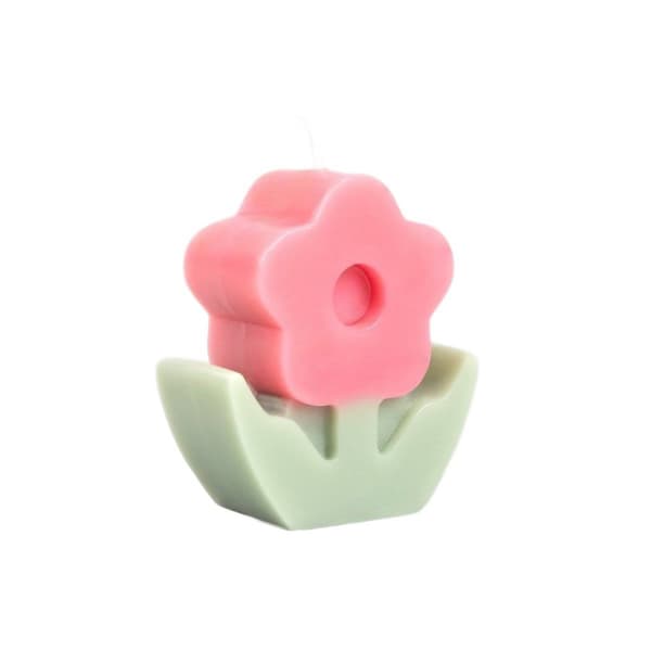 Dekorativa ljus | ÄNG | rosa blomma | 416g | 736933