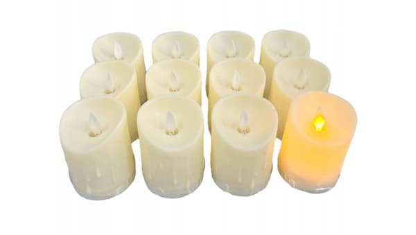 LED-ljusinsats för gravljus på batteri Candle Moving Flame 8cm