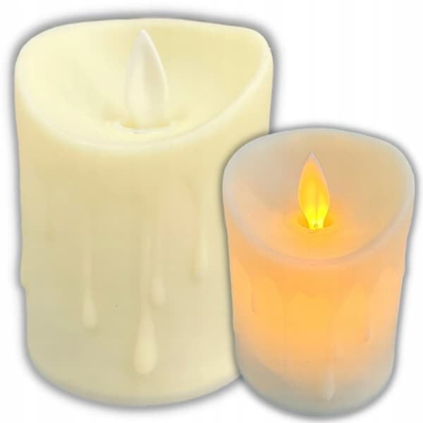 LED-ljusinsats för gravljus på batteri Candle Moving Flame 8cm