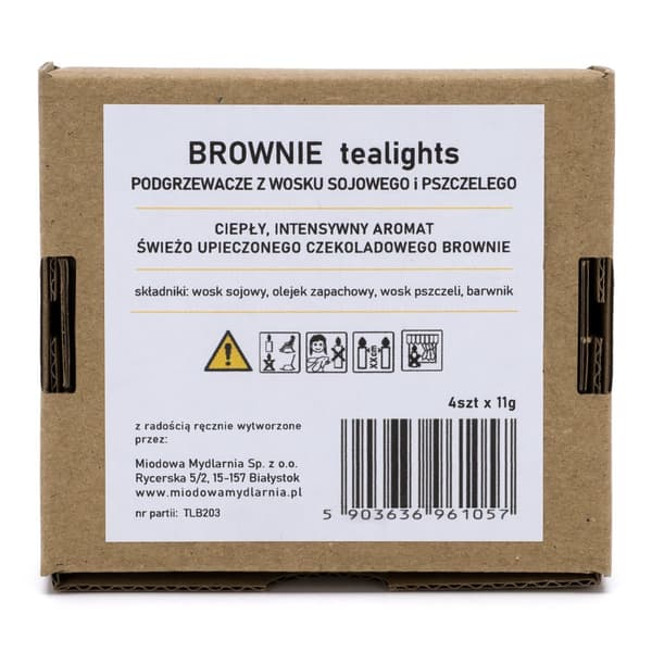 Honung Mydlarnia värmeljus Doftvärmare BROWNIE
