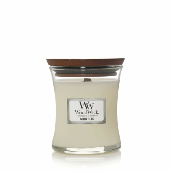 Duftlys Woodwick Core Mini White Teak 85 g