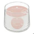 Miniatyrbild 2 av 2: Doftljus "Izor" i glas D10cm vit - Bomullsblomma - Atmosphera inredningsdesigner