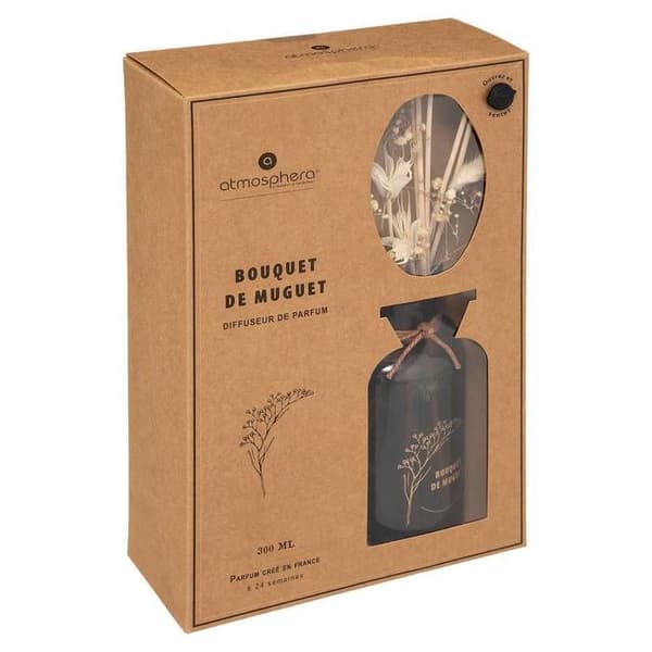 Dufter "Mula" - liljekonvall 300 ml - Brun - Atmosphera inredningsdesigner