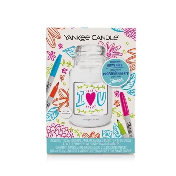 Yankee candle x sharpie personlig etikett
