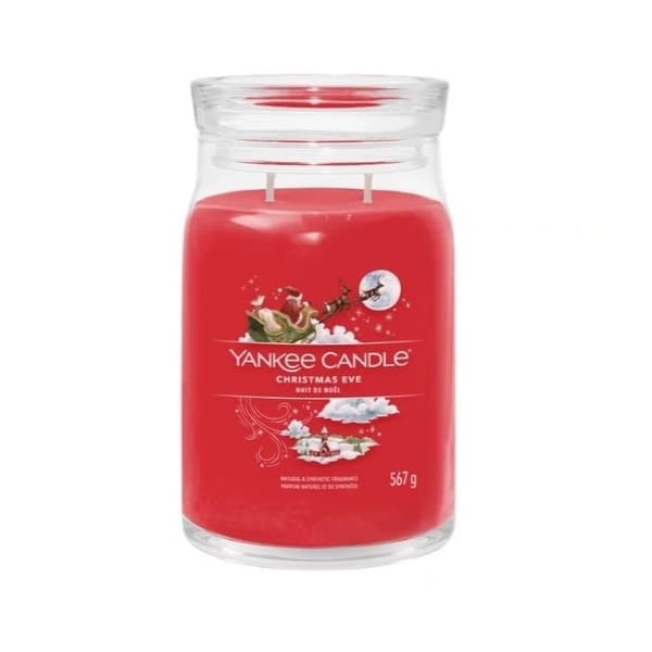 Signature candle Christmas Night stor modell - Yankee Candle