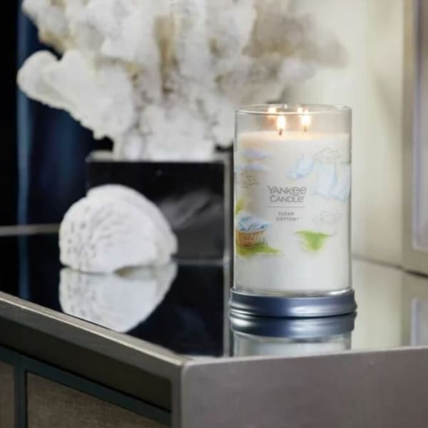 Signatur tumbler ljus Färsk bomull - Yankee Candle