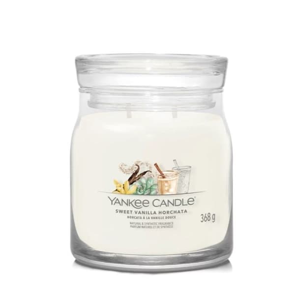 Horcata signaturljus med söt vanilj medium modell - Yankee Candle