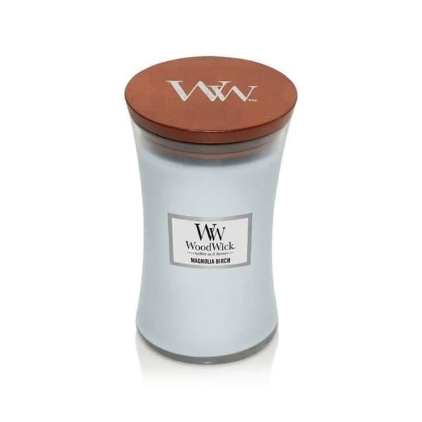 WOODWICK MAGNOLIA BJÖRKVAX LJUS CYLINDER BJÖRKTrä, MAGNO