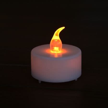 LED-ljus - Gult - Set om 24 - Flameffekt - Inomhus - Blandat
