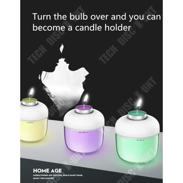 TD® Smart ljus bluetooth LED-ljus födelsedag inomhustelefon timer trådlös usb-lampa dekoration nattlampa present