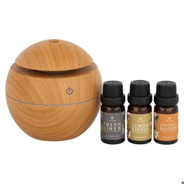 Coffret diffuser Giro 3 doftande oljor - Atmosphera inredningsskapare - Brun