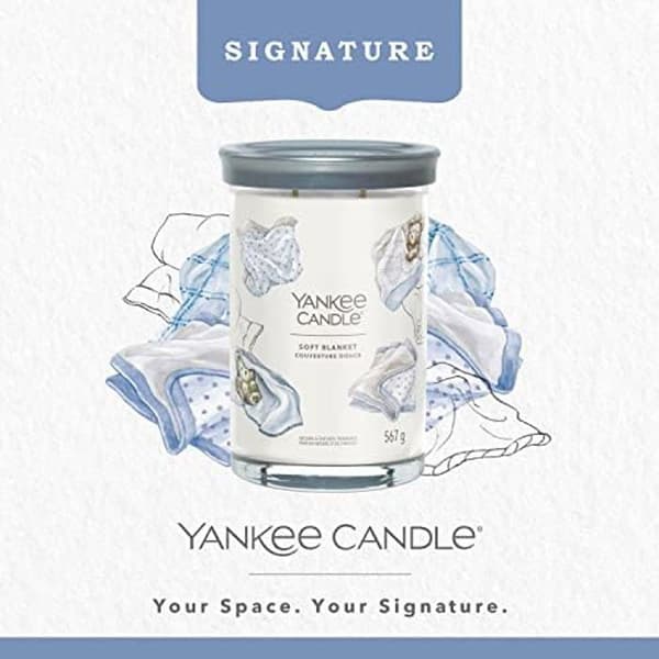 Doftljus - YANKEE CANDLE - Mjuk Täcke - Citrus, vanilj, amber - Sojavax - 567 g