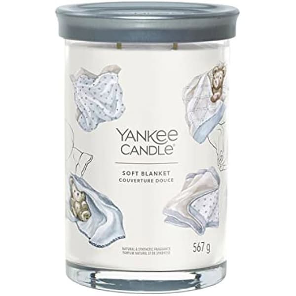 Doftljus - YANKEE CANDLE - Mjuk Täcke - Citrus, vanilj, amber - Sojavax - 567 g