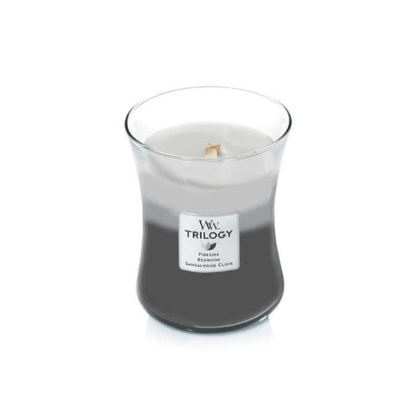 Bougie jarre - WOODWICK - Trilogy - Solig skog - Pluswick-veke - 60h brinntid