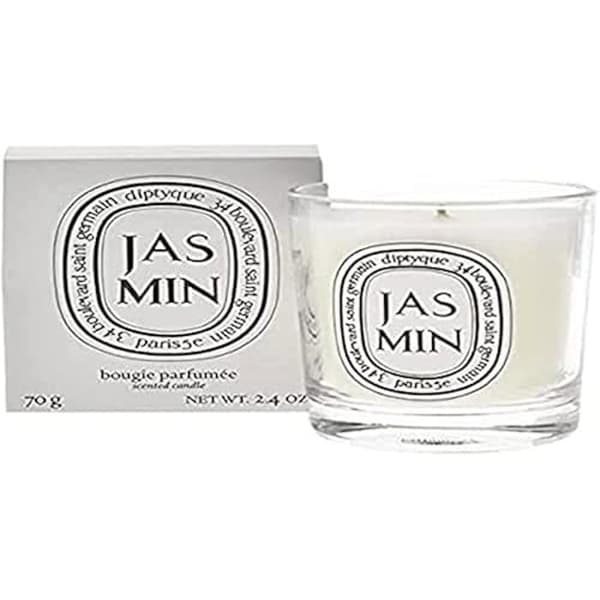 Doftljus - DIPTYQUE - Jasmin - Glas - 70 gr - Vit - Ljus och rumsdoft