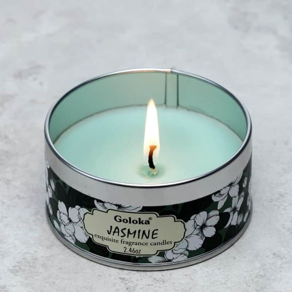 Jasmin Vaxljus i Burk