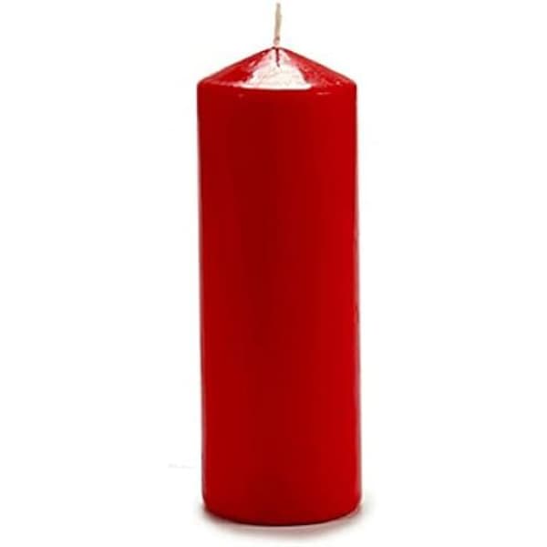 Ljus - ACORDE - Röd - 20 cm - Vax - 4 enheter