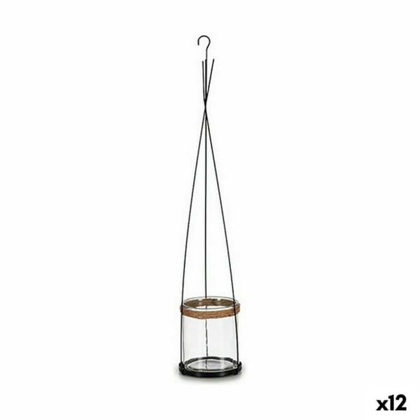 Ljusstakar Ibergarden HW99-1108 Metall Glas 15,5 x 85,5 x 15,5 cm (12 antal)