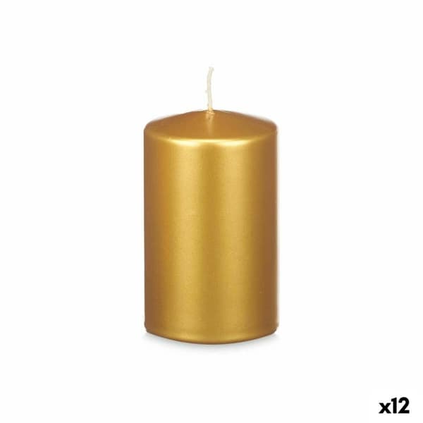 Ljus Acorde 92544 Gyllene 9 x 15 x 9 cm (12 antal)