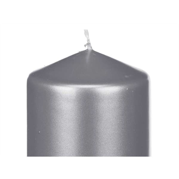Ljus Acorde 92541 Silvrig 7 x 20 x 7 cm (12 antal)