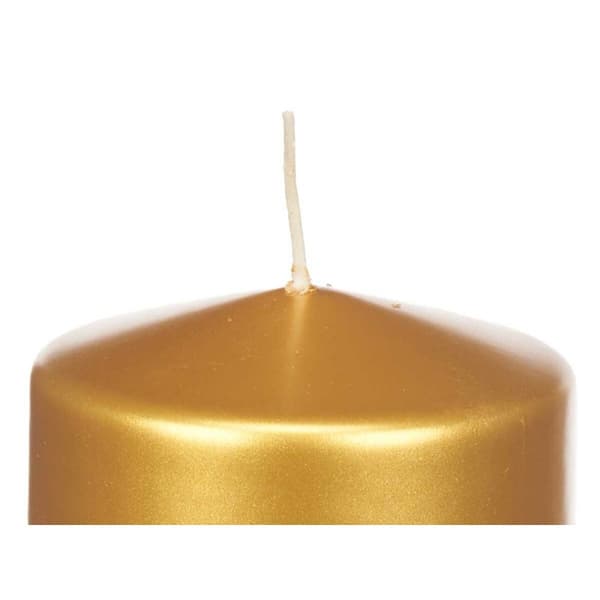 Ljus Acorde 92542 Gyllene 9 x 10 x 9 cm (12 antal)