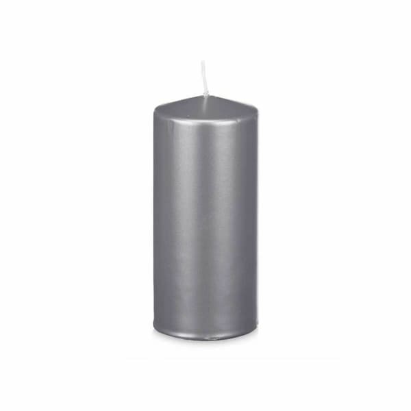 Ljus Acorde 92547 Silvrig 9 x 20 x 9 cm (8 antal)