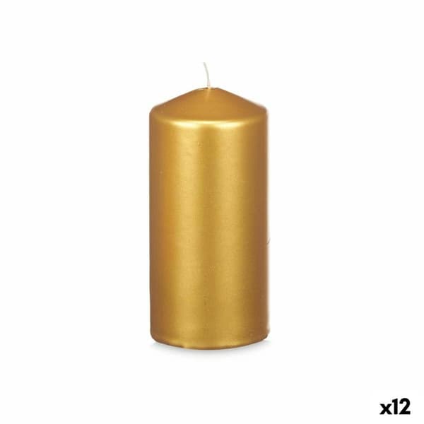 Ljus Acorde 92538 Gyllene 7 x 15,5 x 7 cm (12 antal)