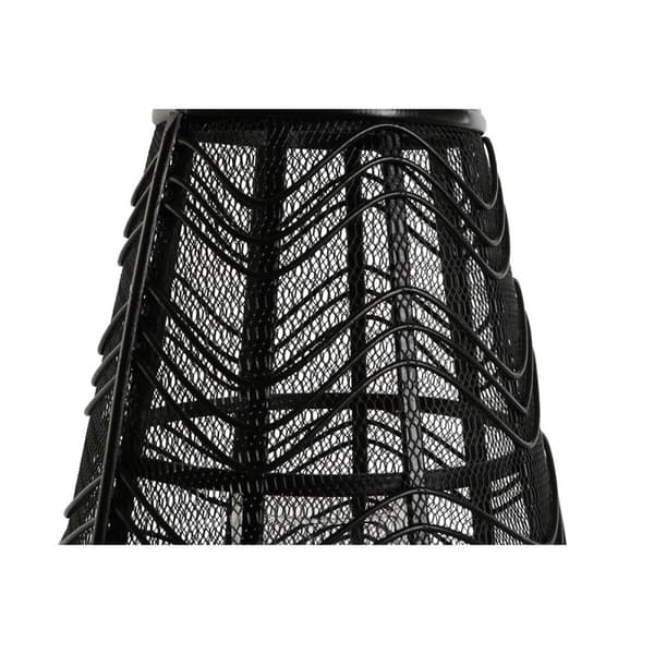 Ljusstakar Home ESPRIT Svart Metall 27,5 x 27,5 x 40 cm