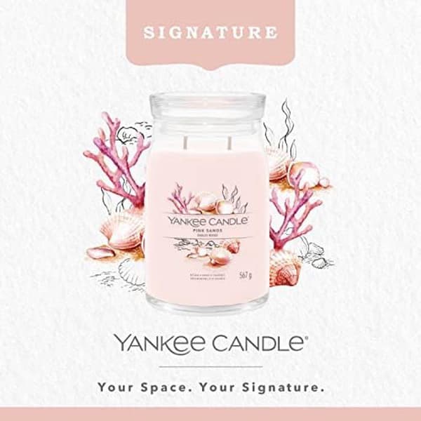 Doftljus - YANKEE CANDLE - Rosa Sand - Sojavax - Dubbel väge - Långvarig