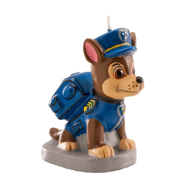 Bougie 3D - Pat' Patrouille - Chase - Blå - Plast - Festdekoration